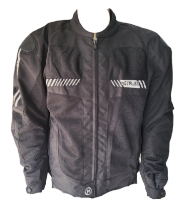 Metalize 494 Black Summer Jacket S/M/2XL